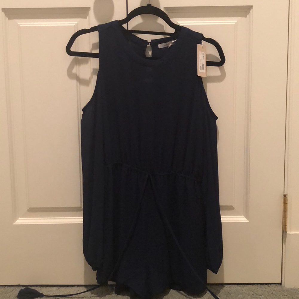 Navy romper
